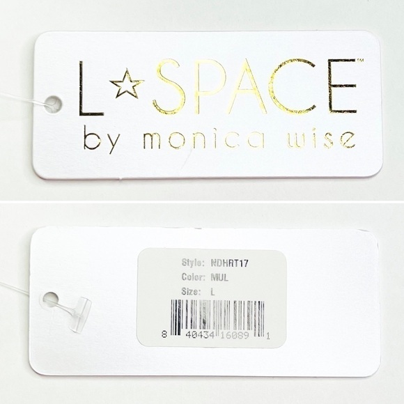 L*Space Bikini Top Native Dance Hartley Twisted Knot Strappy Large Multi NWT New - Picture 6 of 8